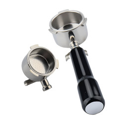 Páka s dvojitým výtokom 4Barista 51 mm – De’Longhi Dedica (čierna rukoväť)