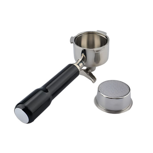 Páka s dvojitým výtokom 4Barista 51 mm – De’Longhi Dedica (čierna rukoväť)
