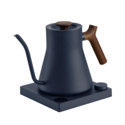Fellow Stagg EKG PRO stone blue + walnut | Elektrická rýchlovarná kanvica Gooseneck