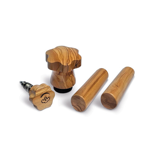 La Pavoni wood handles kit (Legno olivo) - set rukovätí