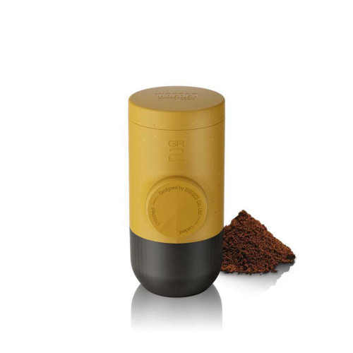 Cestovný kávovar Wacaco Minipresso GR2 (golden ochre) - mletá káva