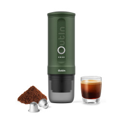Outin Nano (Forest Green) - cestovný kávovar