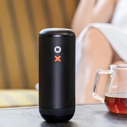 Timemore × Nuttii OX Lite - prenosný elektrický mlynček na kávu (čierny)